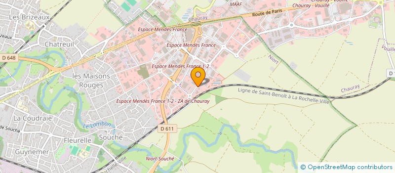 localisation de l'entreprise HOME VERANDAS à NIORT