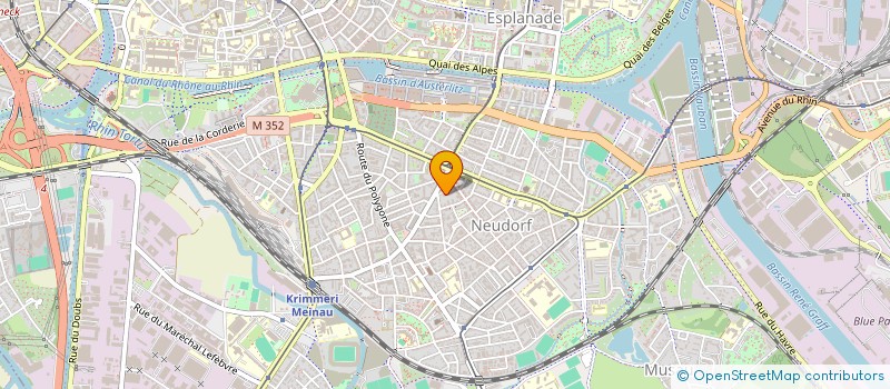 localisation de l'entreprise HOME&VERDURE à STRASBOURG
