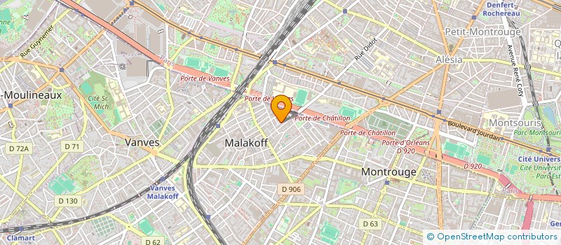 localisation de l'entreprise HOME VISION  MALAKOFF