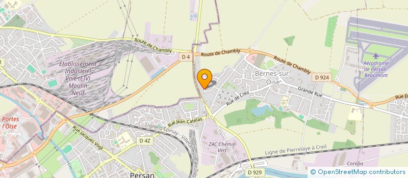 localisation de l'entreprise HOME VISTA à BERNES-SUR-OISE