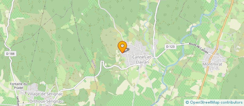 localisation de l'entreprise HOME & VOUS  CANNES-ET-CLAIRAN