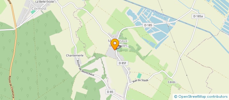 localisation de l'entreprise HOME VYV  MONTCEAUX LES VAUDES