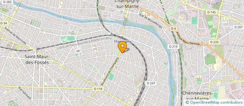 localisation de l'entreprise HOME & YOU CONSULT à SAINT-MAUR-DES-FOSSES