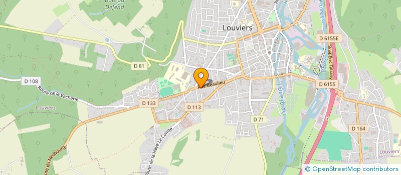localisation de l'entreprise HOME4RENT à LOUVIERS