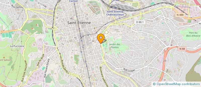 localisation de l'entreprise HOMEA FONCIERE  SAINT-ETIENNE