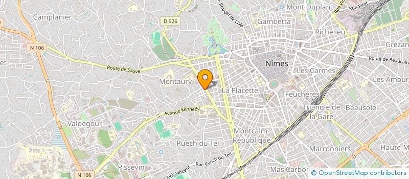 localisation de l'entreprise HOMEBACH  NIMES