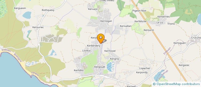 localisation de l'entreprise HOMEBOARD  ERDEVEN