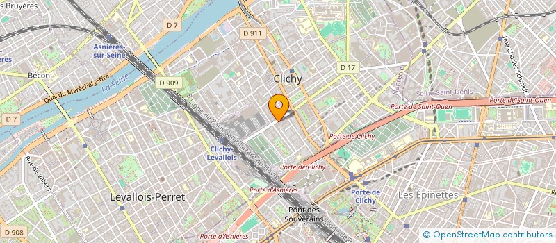 localisation de l'entreprise HOMEBOX CANNES à CLICHY