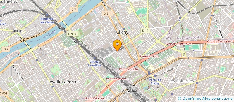 localisation de l'entreprise HOMEBOX FORMATION à CLICHY