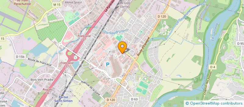 localisation de l'entreprise HOMEBYS à PORTET-SUR-GARONNE