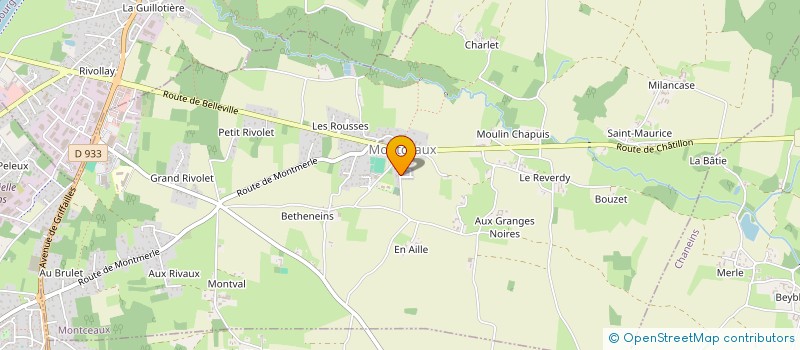 localisation de l'entreprise HOMECLE  MONTCEAUX