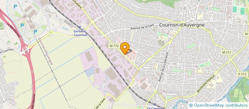 localisation de l'entreprise HOMECOCOON63 à COURNON-D'AUVERGNE