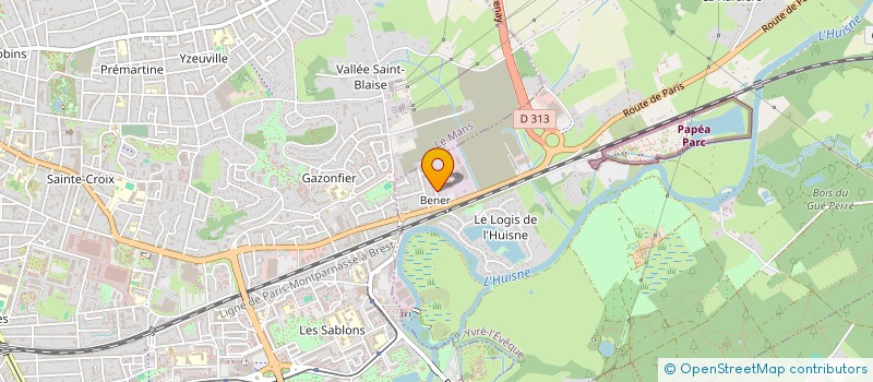 localisation de l'entreprise HOMEDELECROIX  YVRE-L'EVEQUE