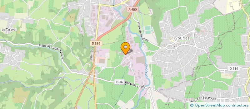 localisation de l'entreprise HOMEDIS SANTE  VOURLES