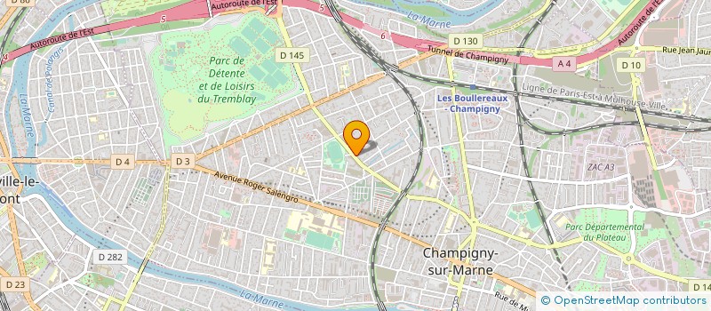 localisation de l'entreprise HOMEDORM  CHAMPIGNY-SUR-MARNE