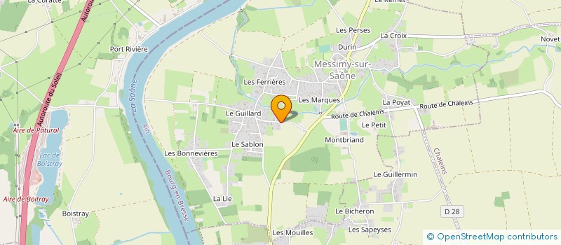 localisation de l'entreprise HOMEFID  MESSIMY-SUR-SAONE