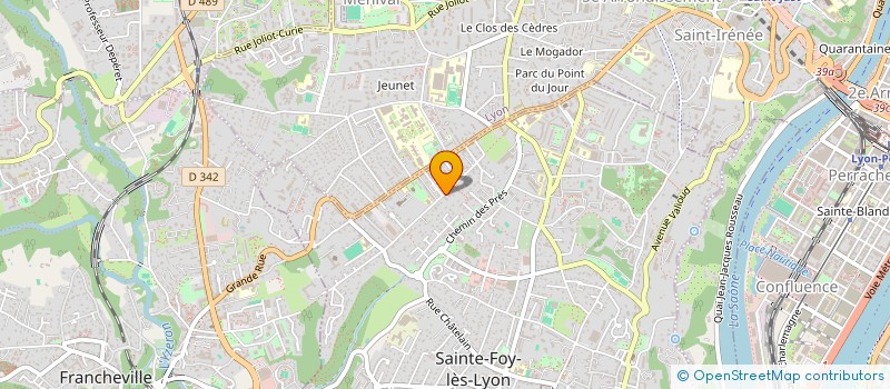 localisation de l'entreprise HOMEFIX  SAINTE-FOY-LES-LYON
