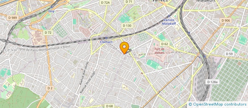 localisation de l'entreprise HOMEGA  MALAKOFF