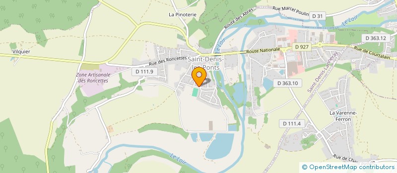 localisation de l'entreprise HOMEGA CONSEIL ET RENOVATION à SAINT-DENIS-LANNERAY