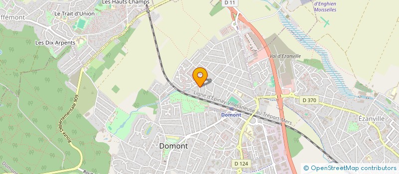 localisation de l'entreprise HOMEGA SECURITE  DOMONT