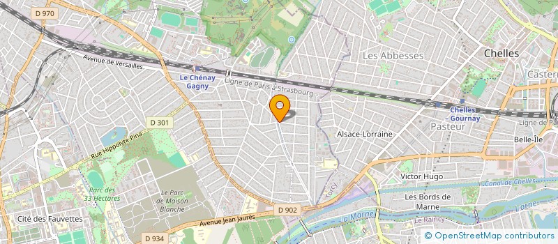 localisation de l'entreprise HOMEGALIVE ASSO à GAGNY