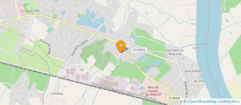 localisation de l'entreprise HOMEGREEN à IZON
