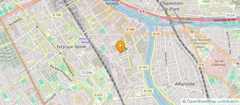 localisation de l'entreprise HOMEGY à IVRY-SUR-SEINE