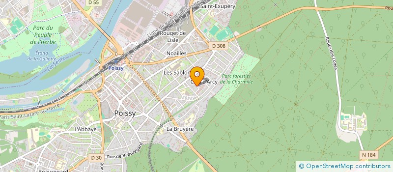 localisation de l'entreprise HOMEINFINITY à POISSY