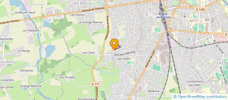 localisation de l'entreprise HOMEISO  SAINT-DENIS-LES-BOURG