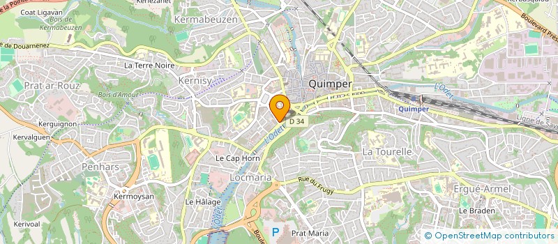 localisation de l'entreprise HOMEKEY à QUIMPER