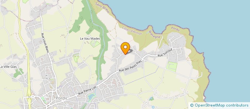 localisation de l'entreprise HOMEKPAGES à PORDIC