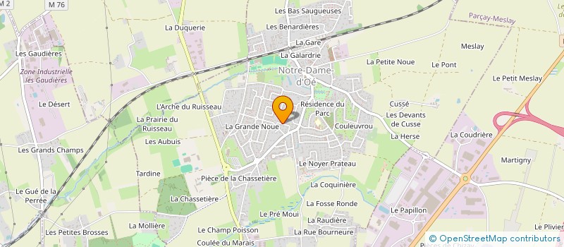 localisation de l'entreprise HOMELA à NOTRE-DAME-D OE