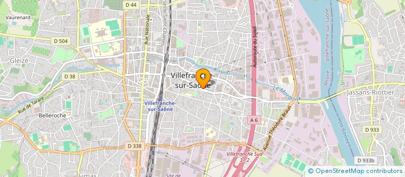 localisation de l'entreprise HOMELEC à VILLEFRANCHE-SUR-SAONE