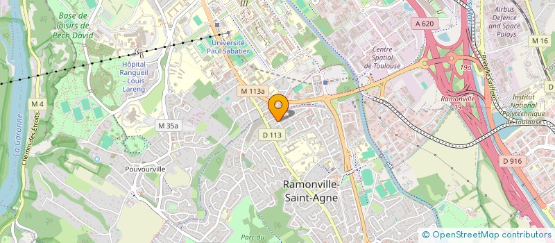 localisation de l'entreprise HOMELEC31 à RAMONVILLE-SAINT-AGNE