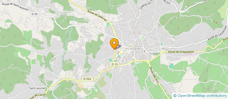 localisation de l'entreprise HOMELIGHT ELEC  LORGUES