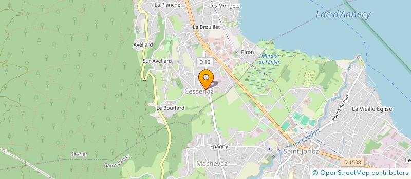 localisation de l'entreprise HOMELIOS  SEVRIER