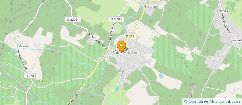 localisation de l'entreprise HOMELOC  SAINT-MORILLON