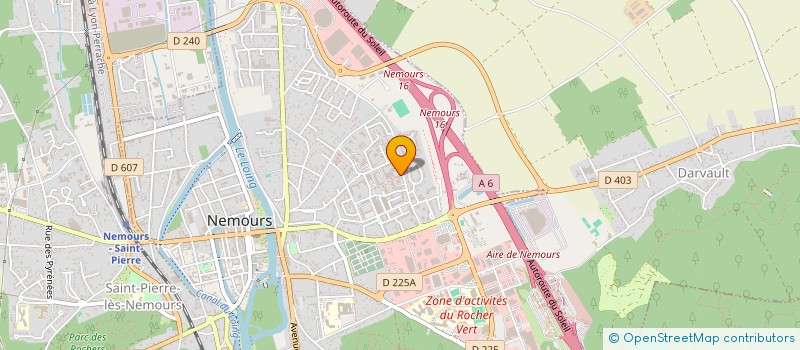 localisation de l'entreprise HOMELOC77  NEMOURS