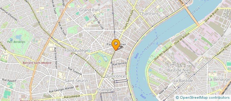 localisation de l'entreprise HOMELUX DESIGN à BORDEAUX