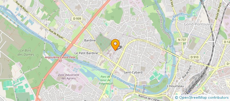 localisation de l'entreprise HOMEMAITRE à SAINT-YRIEIX-SUR-CHARENTE