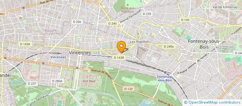 localisation de l'entreprise HOMEMED à VINCENNES