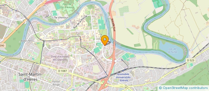 localisation de l'entreprise HOMENCY IMMOBILIER  GIERES