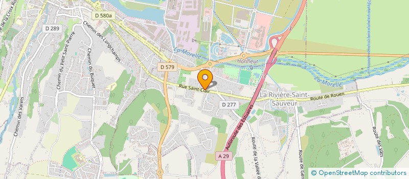 localisation de l'entreprise HOMENERGY 14  LA RIVIERE-SAINT-SAUVEUR