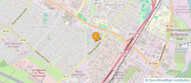 localisation de l'entreprise HOMEON à TOULOUSE