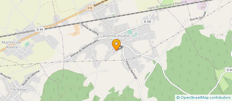localisation de l'entreprise HOMEOPATHES SANS FRONTIERES-FRANCE à LABARTHE-RIVIERE