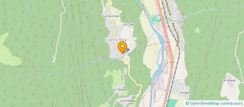 localisation de l'entreprise HOMEOTHERME  ESSERTS-BLAY