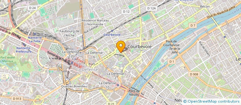 localisation de l'entreprise HOMEOUEST à COLOMBES
