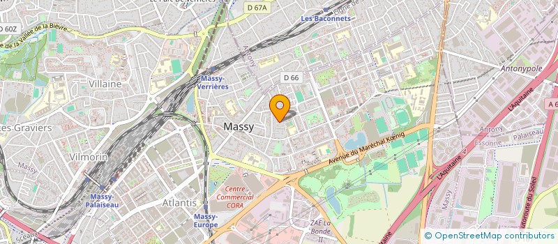 localisation de l'entreprise HOMEPACK DIAGNOTICS IMMOBILIERS à MASSY