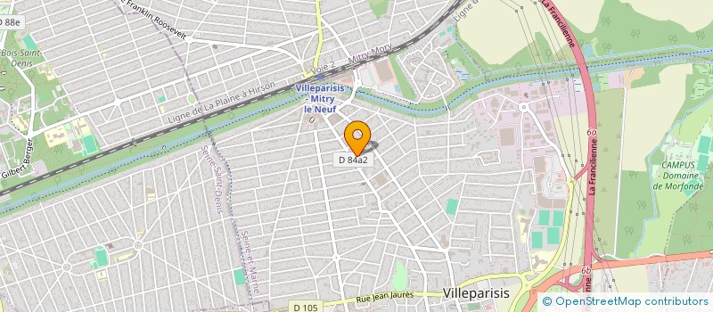localisation de l'entreprise HOMEPLAN à VILLEPARISIS