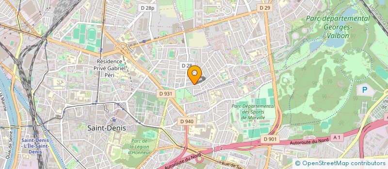 localisation de l'entreprise HOMEPULSE  SAINT-DENIS